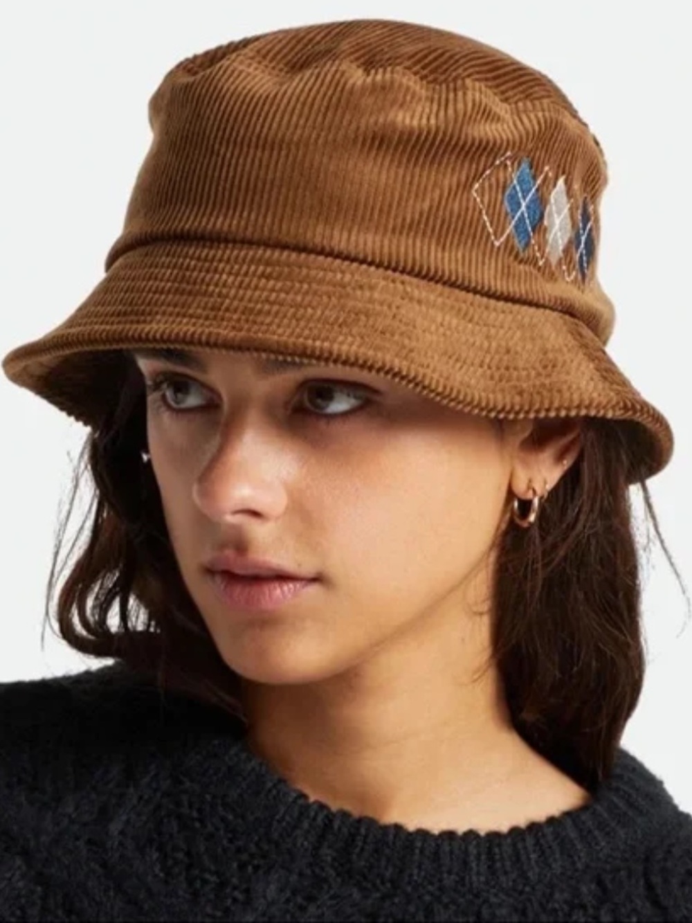 Brixton x Free People Gramercy Packable Bucket Corduroy Hat Size L/XL